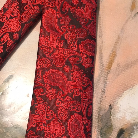 Silk paisley Tie - Picture 9 of 11